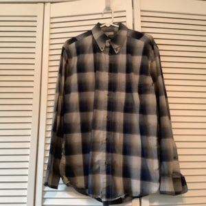 Filson Men's Sutter Sport Shirt Medium 20019388 Blue Heather Gray